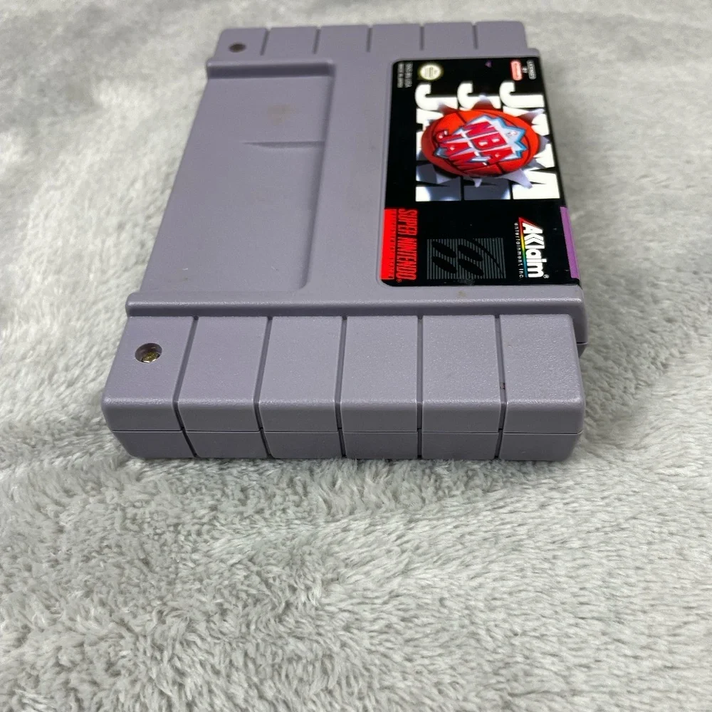 NBA Jam Super Nintendo SNES Authentic Original Tested Vintage Video Game CIB - Picture 6 of 12